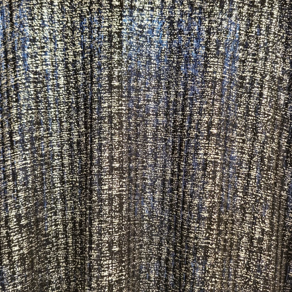 WANT AND NEED Women's Tunic Black and Silver Plus Size 2X Fun to Wear!